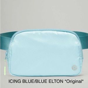 Lululemon Everywhere Belt Bag, Icing Blue/Elton Blue, Good Used Condition